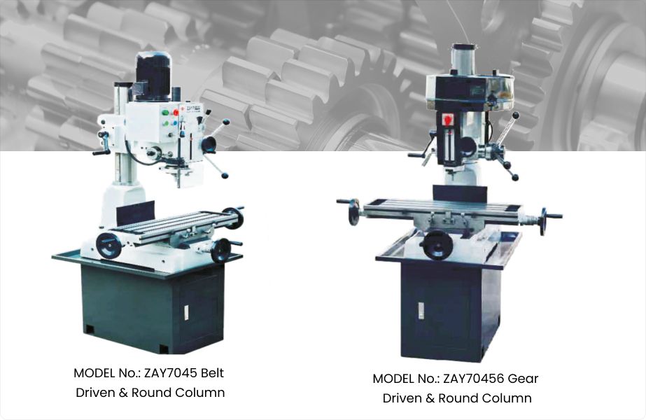 All-Geared Drill & Mill (ZAY7045G, ZAY7045FG, ZAY7045FG/1)