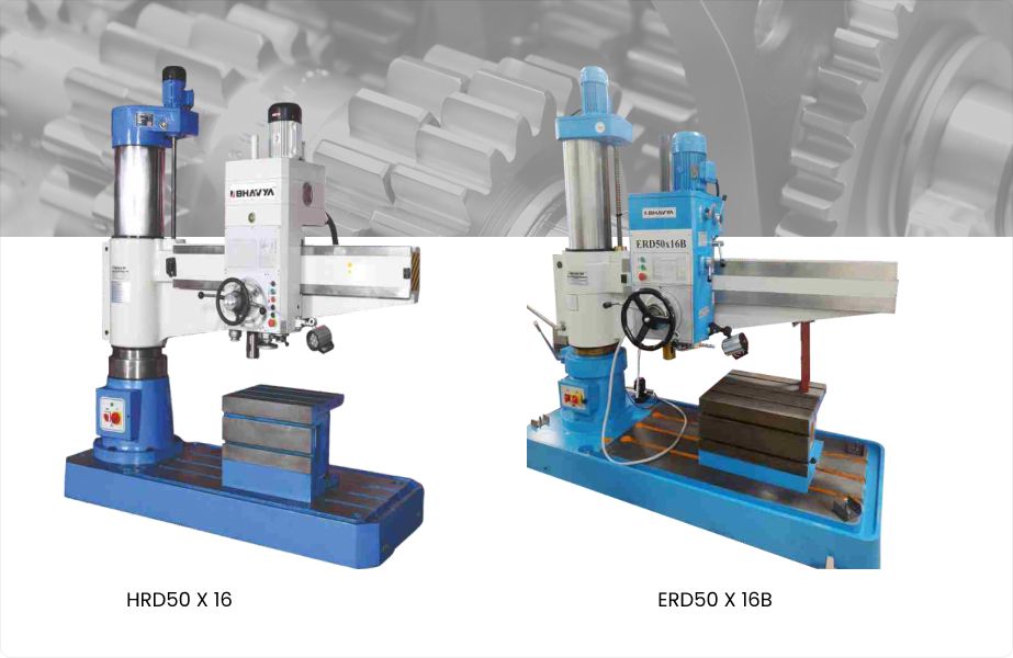 All Geared Extra Heavy Duty Radial Drilling Machine (Hydraulic Clamping & Mechanical Clamping) ERD - HRD Series
