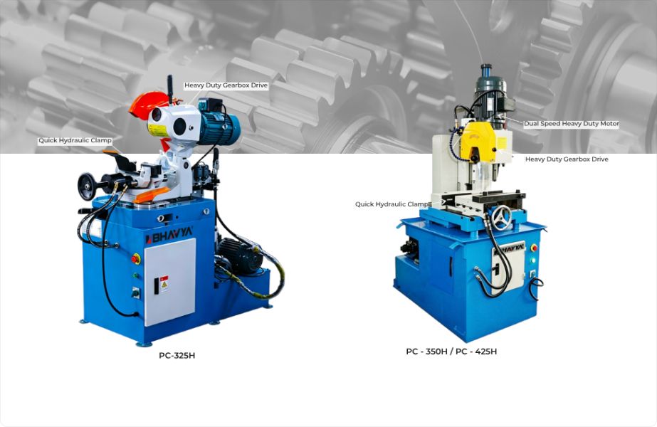 Semi Automatic Hydraulic Pipe Cutting Machine